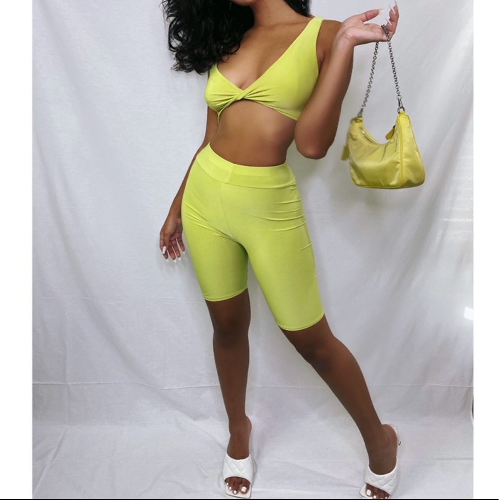 Lime two piece set